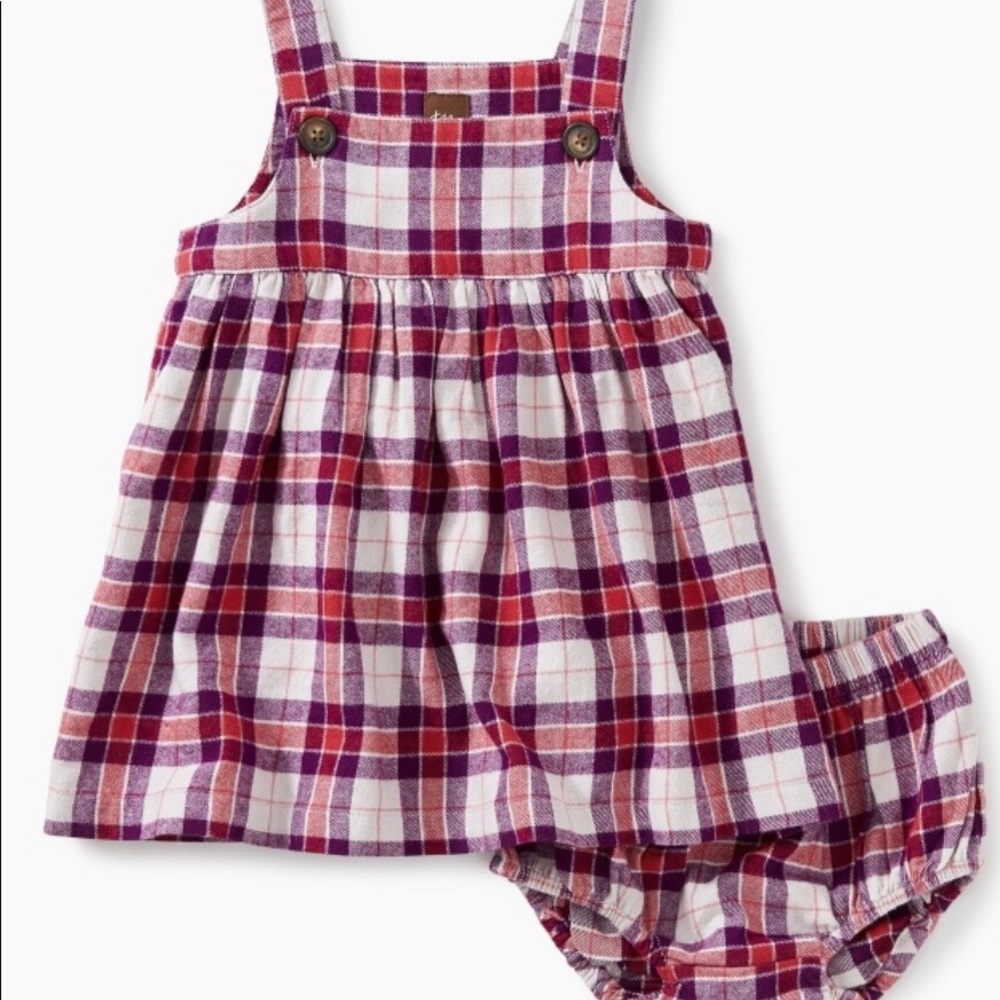 Tea collection flannel baby jumper size 3-6 months